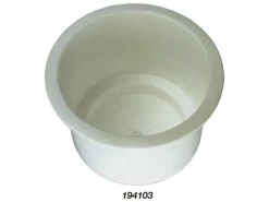 TH Marine Recessed Drink Holder White