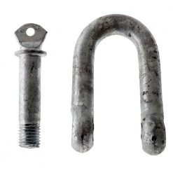 Taurus Leather Company Taurus Galvanised Dee Shackle