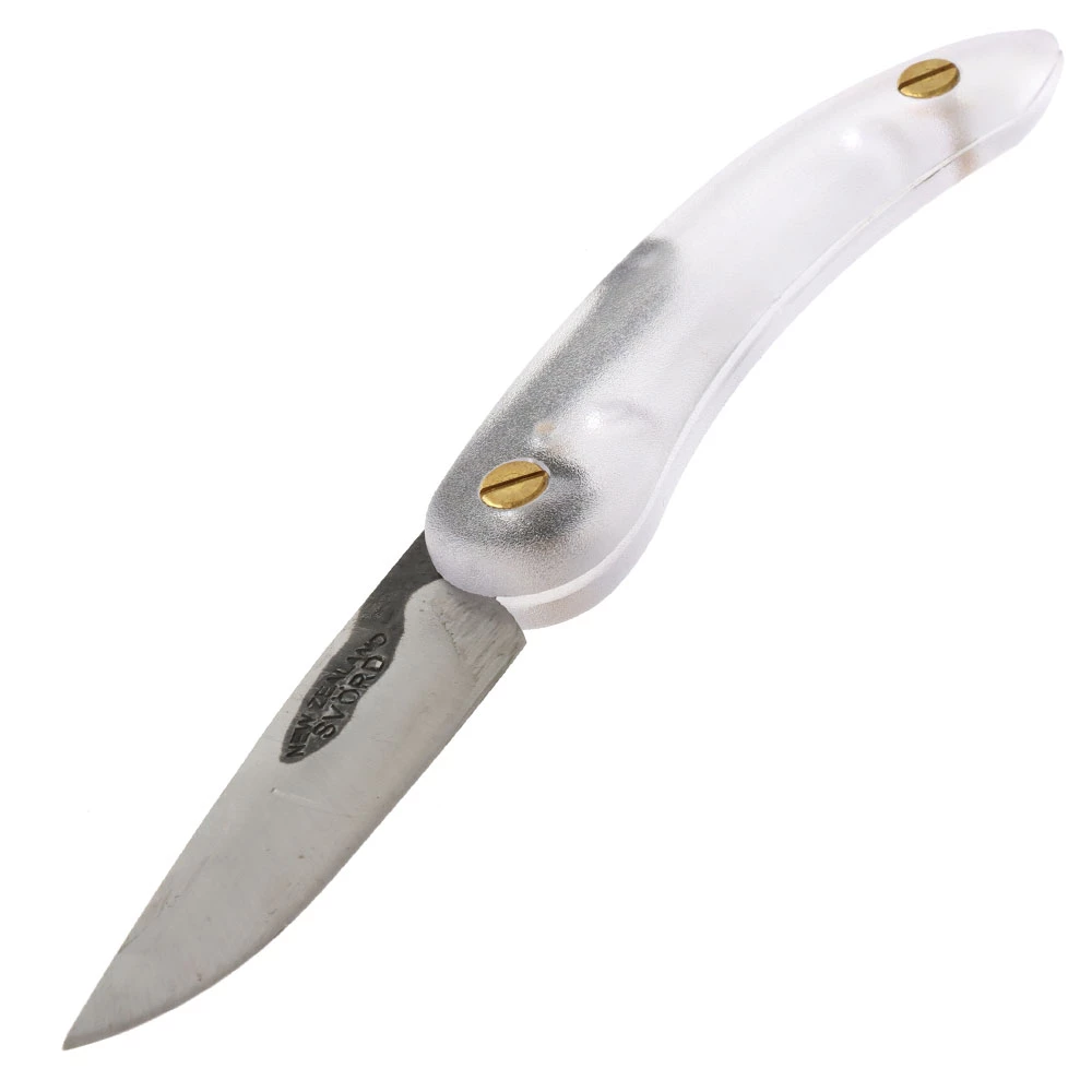 Svord Peasant Knife 7.6cm With Crystal Polycarbonate Handle - Image 3
