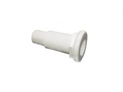 TH Marine TH-1502 1 1/2inch Straight Thru Hull Fitting- White