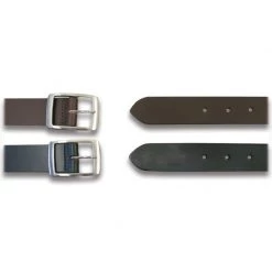 Taurus Leather Company Taurus 35mm Leather Belt Full Buckle Black