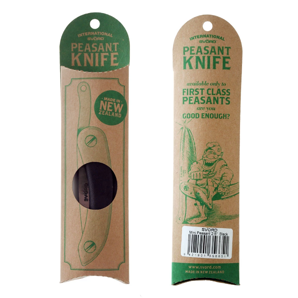 Svord Mini Peasant Knife With Black Polypropylene Handle 2.5in