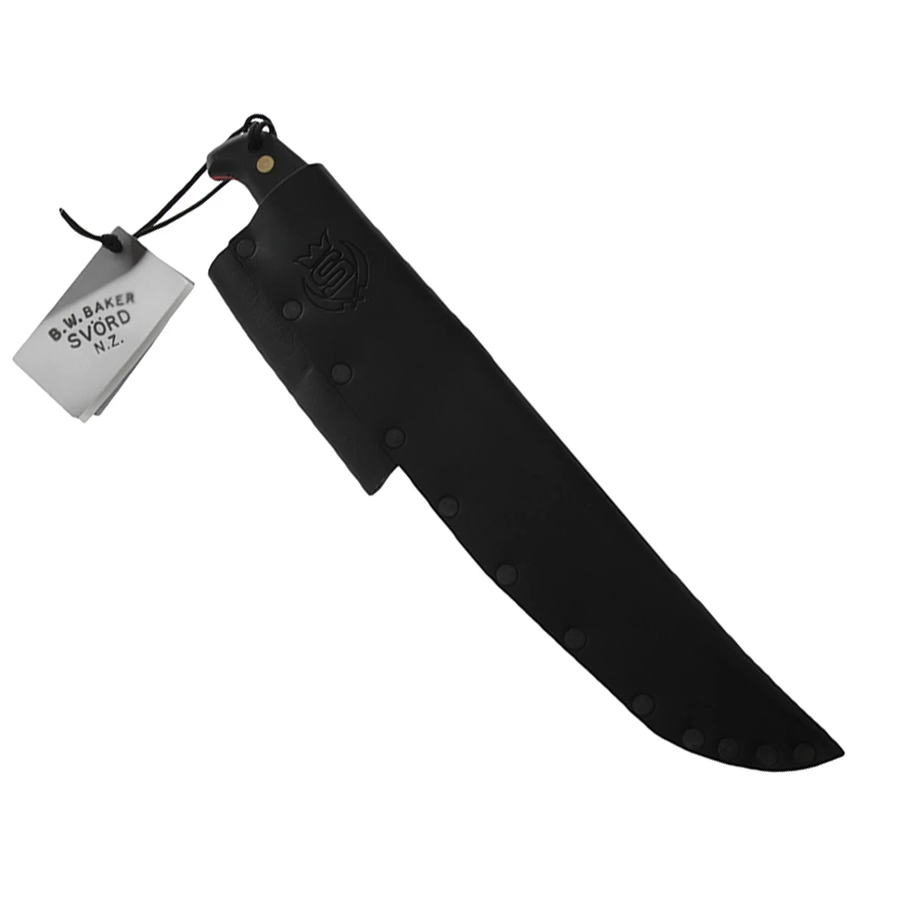 Svord Fillet Knife With Black Handle Incl Leather Sheath 10in