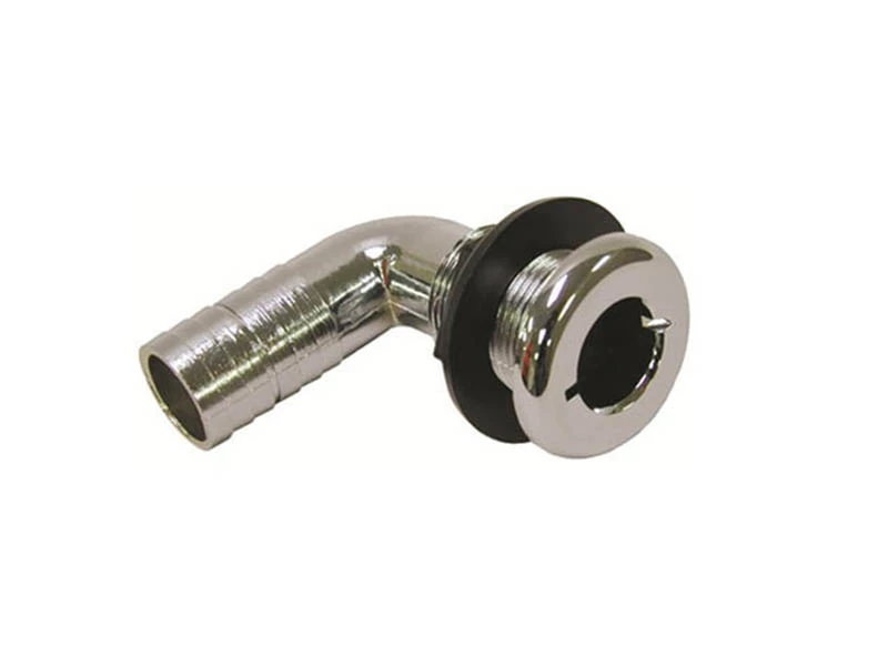 TH Marine Brite Plate Chrome Plated Fitting 1/8inch 90 Degrees