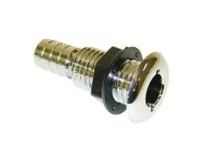 TH Marine Brite Plate Chrome Plated Fitting 1/8inch Straight