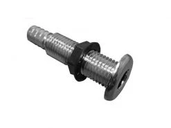 TH Marine Brite Plate Chrome Plated Fitting 3/4inch Straight