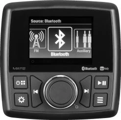 TH Marine Marine Audio MA112 Stereo AM/FM/USB With Bluetooth 160 Watts - 4x40w
